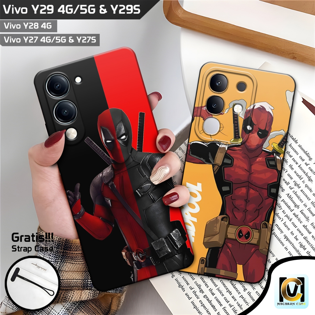 เคส Vivo Y29S & Y29 4G ล่าสุด 2025 Deadpool Motif | SoftCase HP Vivo Y29S / Vivo Y29 4G / Vivo Y29 5