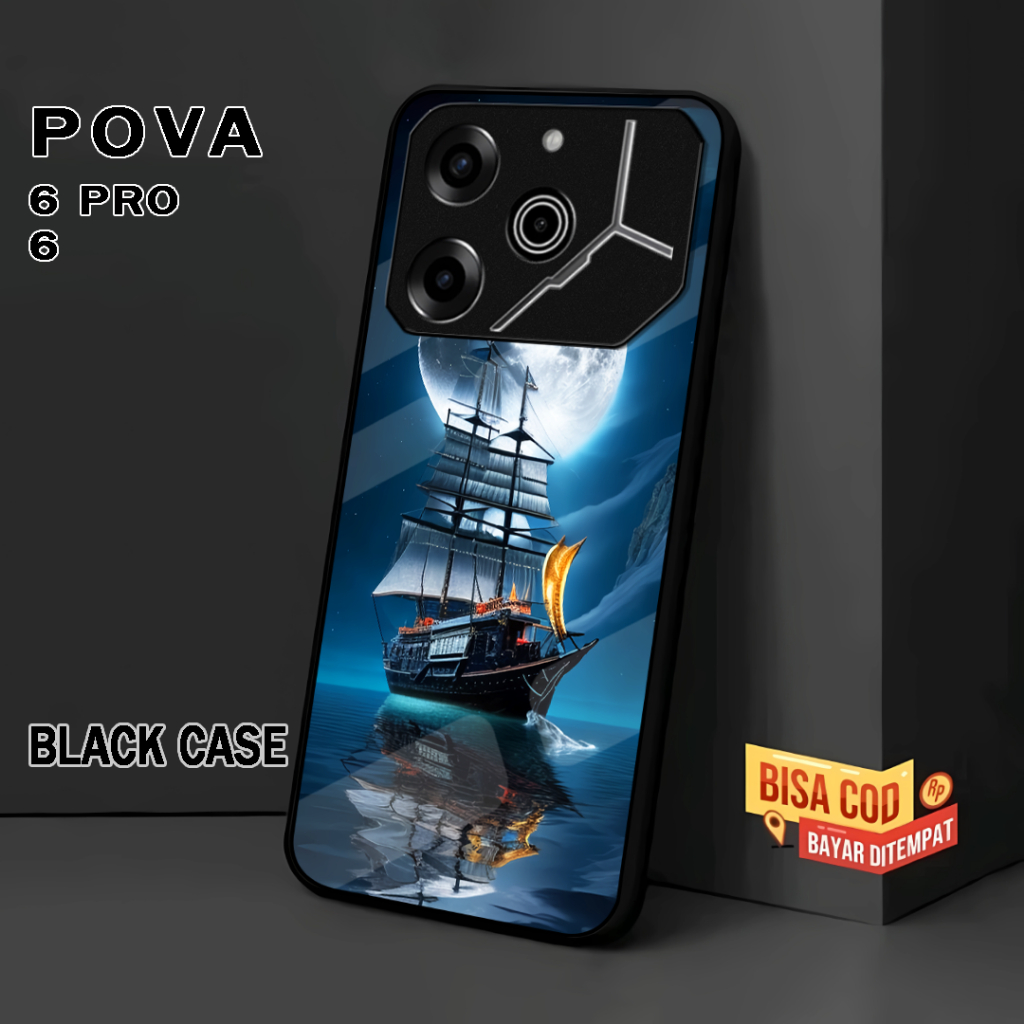 ( RC 10 ) Kesing Case Sofcase Glossy สําหรับ Tecno Pova 6 l Pova 6 Pro 5G พร้อมอะนิเมะ Motif l บทคัด
