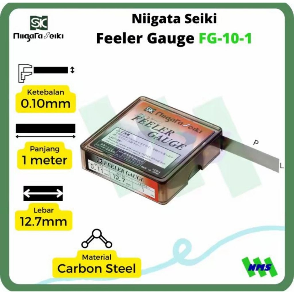 Niigata Seiki Feeler Gauge FG-10-1
