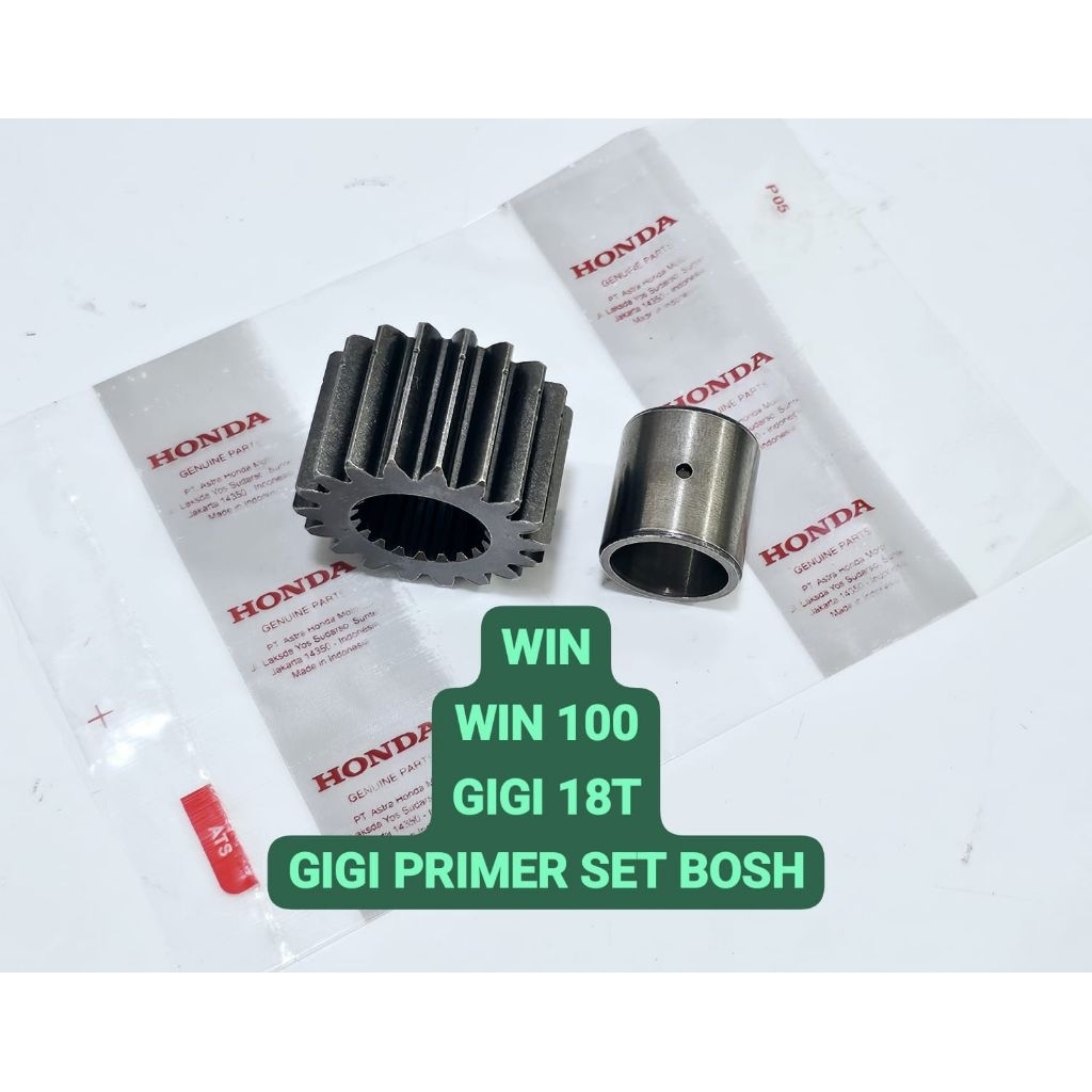 WIN PRIMER GEAR SET BOSH HOUSE CLUTCH WIN 100 WIN TEETH 18T HONDA PRIMARY WIN