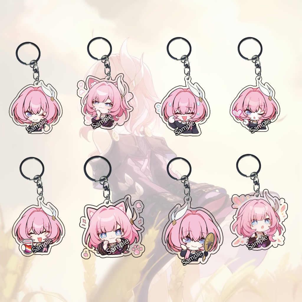 GANTUNGAN Honkai Star Rail Cyrene Keychain ALL part 01- HSR - Ganci Anime - พวงกุญแจพวงกุญแจ - ของที