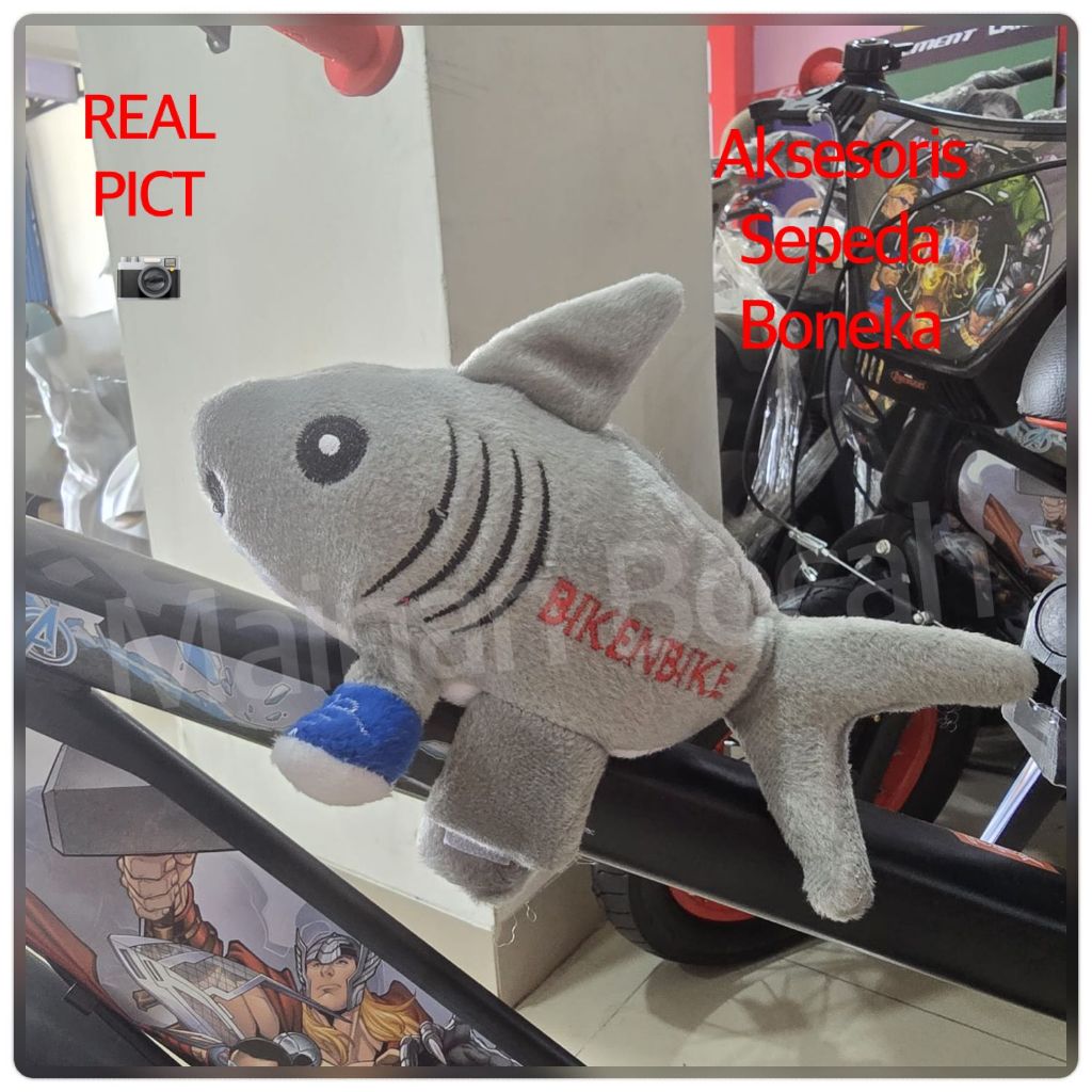 SHARK DOLL BIKE ACCESSORIES STICK CHILDRENS BIKE ACCESSORIES