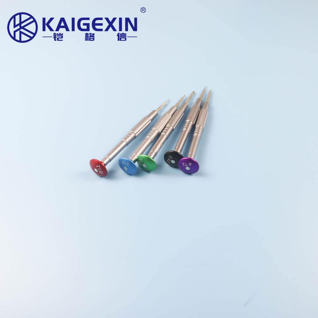 KGX-003 SCREWDRIVER KIT +1.2/+1.3/0.8/T2/+2.5/Y0.6/M2.5 SCREWDRIVER สําหรับ iP/IPAD ANDROIDIVERIVER 
