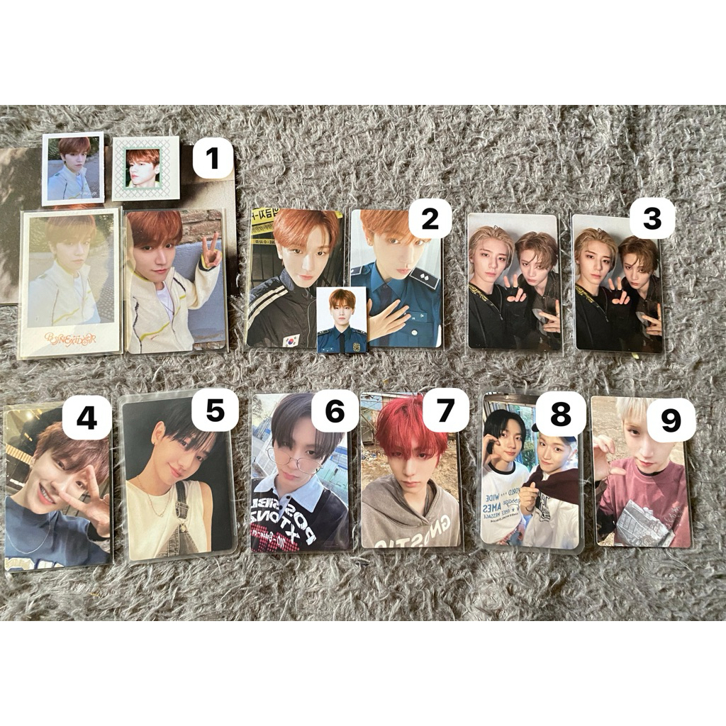 BOYNEXTDOOR โฟโต้การ์ดอย่างเป็นทางการ SUNGHO RIWOO JAEHYUN TASAN LEEHAN WOONHAKI