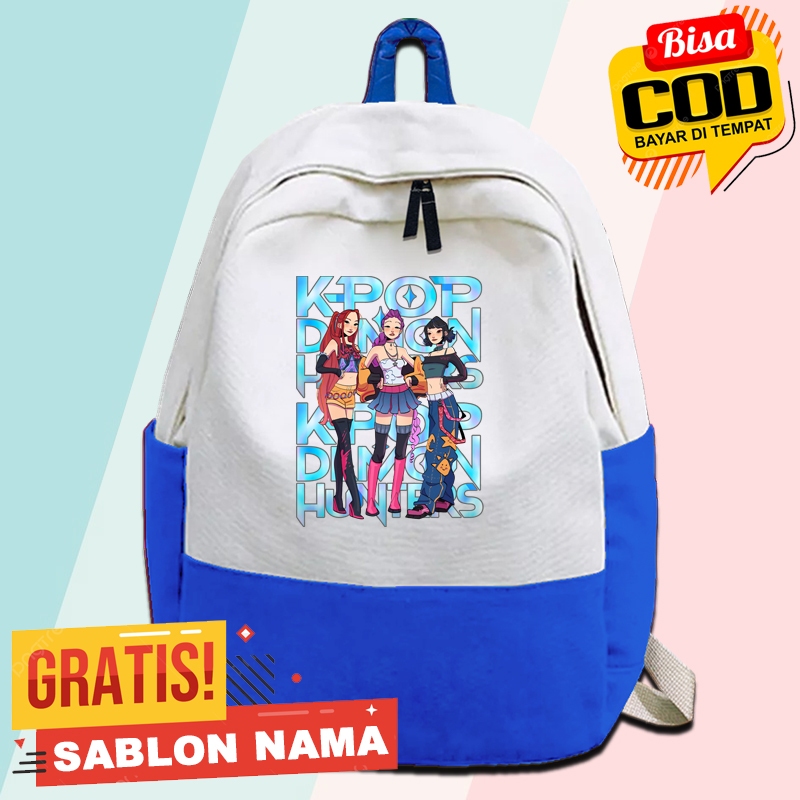 Demon Hunter Kpop Kids Backpack / Demon Hunter Kpop School Backpack