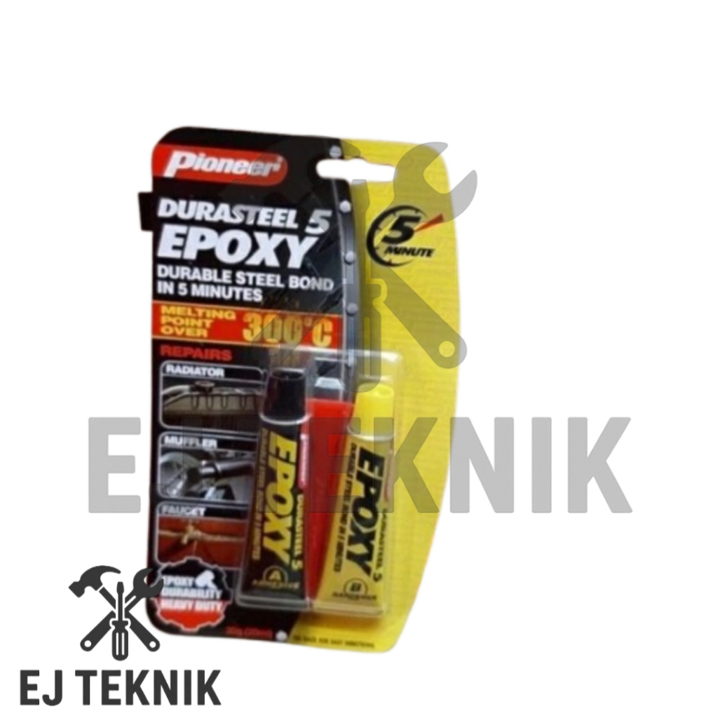 Pioneer Durasteel Epoxy Glue (35gr) / กาวติดเหล็ก / กาวติดเหล็กอีพ็อกซี่ทนความร้อน
