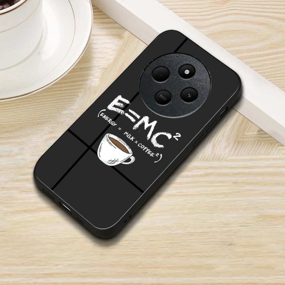 [M27] Redmi 14C Glass Softcase - Redmi 14C Glossy Case - เคส Redmi 14C - เคสมัน Redmi 14C