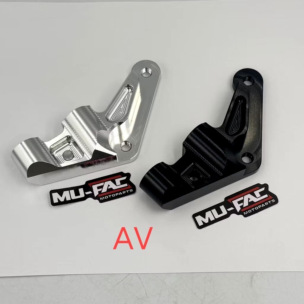 MUFAC 4-Piston Monoblock Caliper Bracket สําหรับ NINJA 150 R 260 มม.และ RR 290 มม.CNC วัสดุอลูมิเนียม