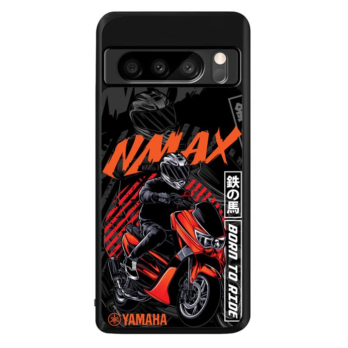 Yamaha N Max ST0129 ปลอก HP Google Pixel 9 8 8a 7 7a 6 6a 5 5a 4 4a Pro XL เคสไฮบริด