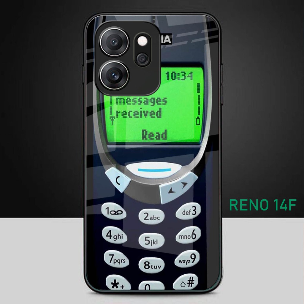 HP Glitter Glass Phone Softcase สําหรับ OPPO RENO 14F - RENO 14F เคสโทรศัพท์ - OPPO RENO 14F เคสโทรศ