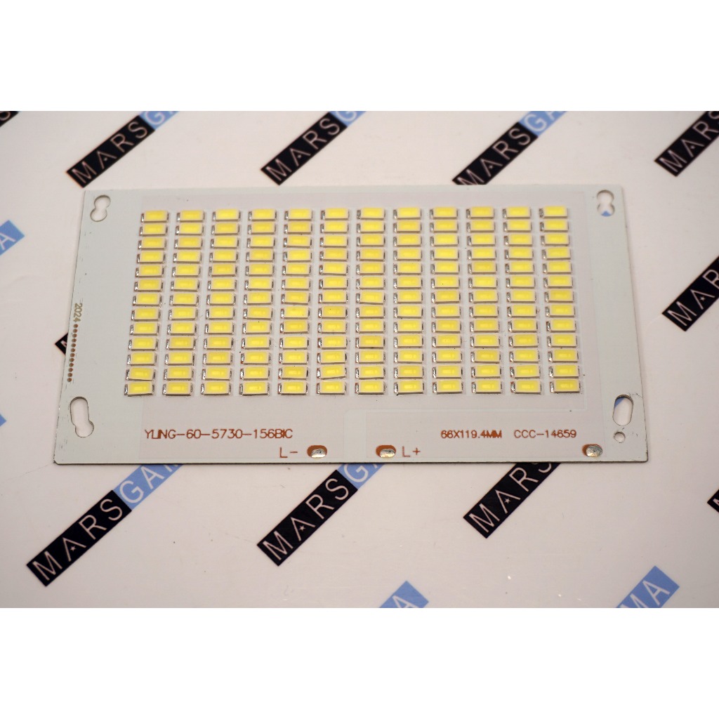 บอร์ด led SMD 5730 3v - 3.7V 60w โคมไฟ DIY 18650 สีขาว