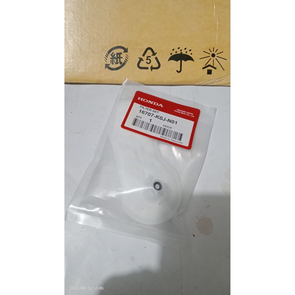 16707-K0J-N01 GACOLINE FILTER PEMP FUEL FILTER MOTOR GENEO BEAT NEW SCOOPY NEW ORIGINAL THAILAND