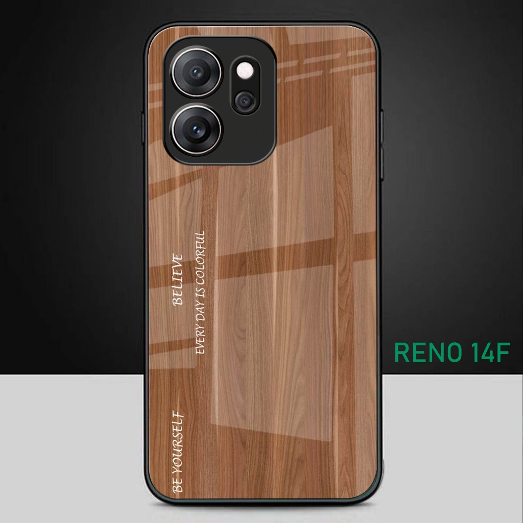 HP Glitter Glass Phone Softcase สําหรับ OPPO RENO 14F - RENO 14F เคสโทรศัพท์ - OPPO RENO 14F เคสโทรศ