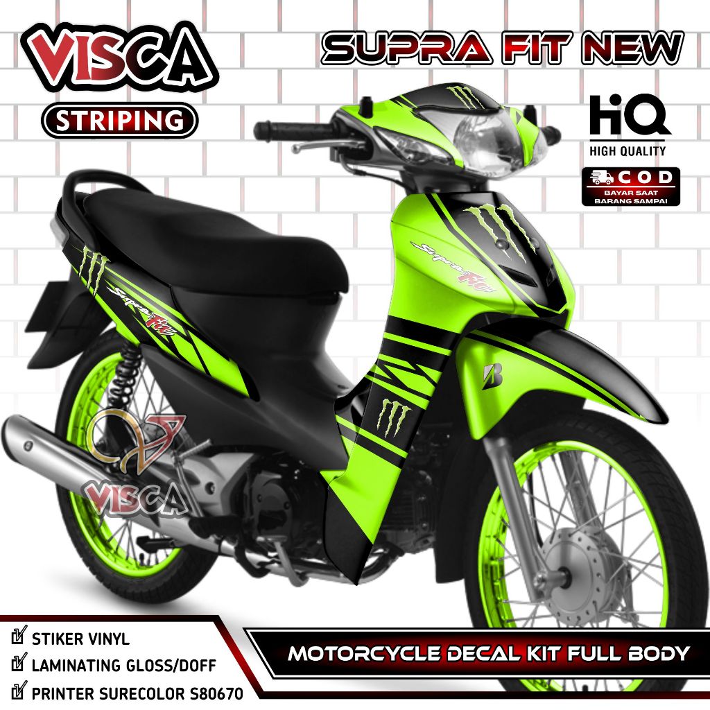 Supra Fit New Full Body Decal - New Supra Fit Sticker - New Supra Fit Decal - New Supra Fit Hologram