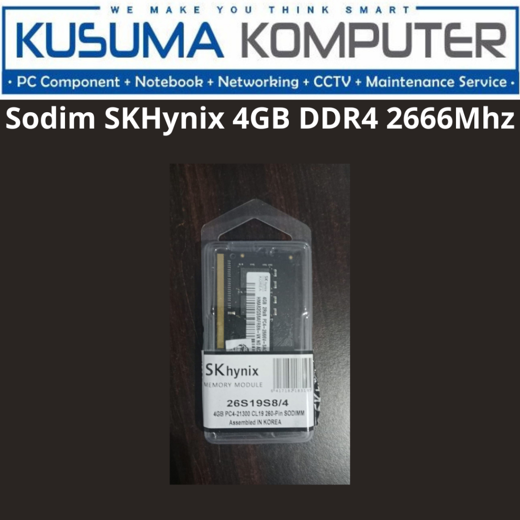 RAM LAPTOP SODIM Hynix / SKHynix / SK Hynix 4GB DDR4 2666Mhz