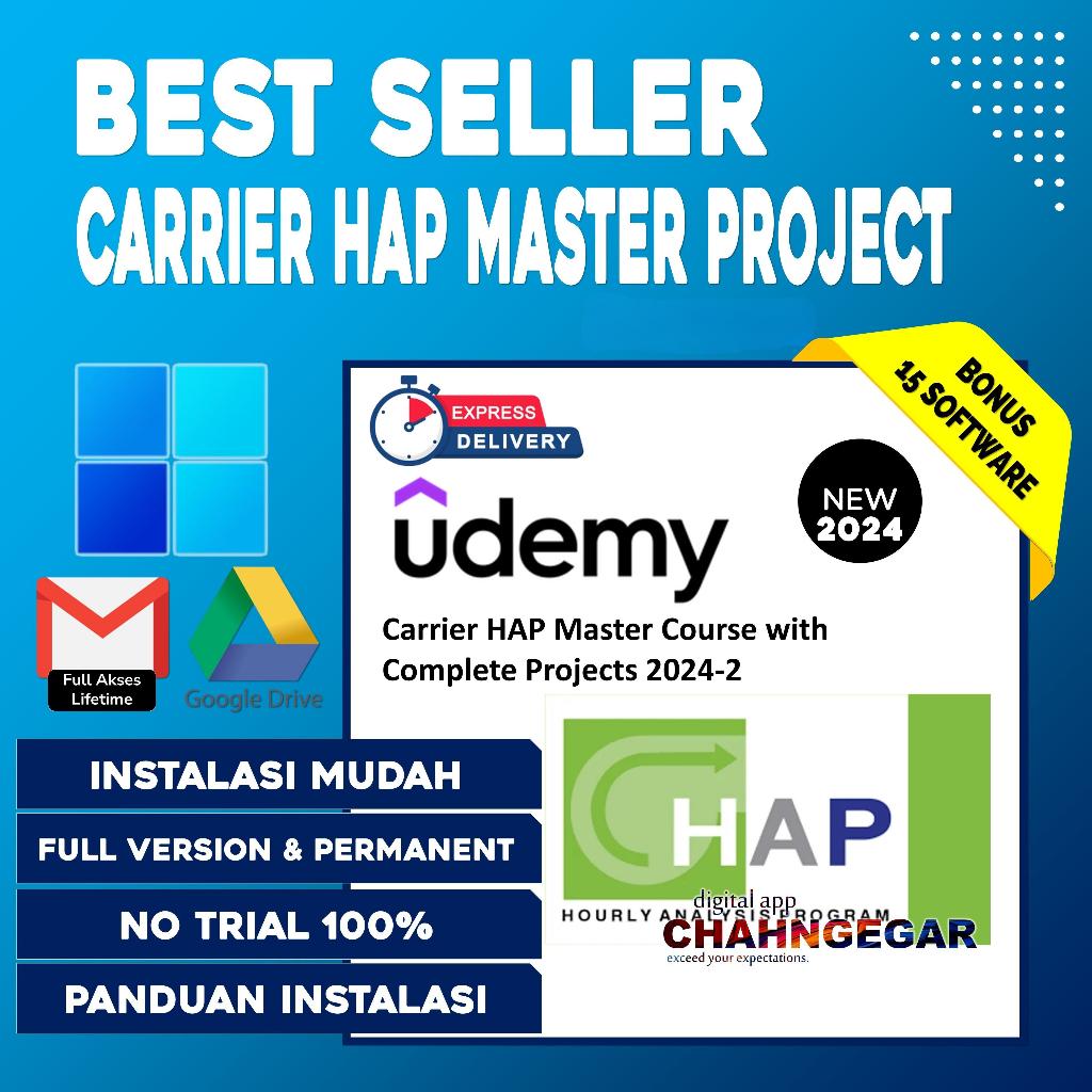 Udemy – Carrier HAP Master Course พร้อมโครงการที่สมบูรณ์ 2024-2