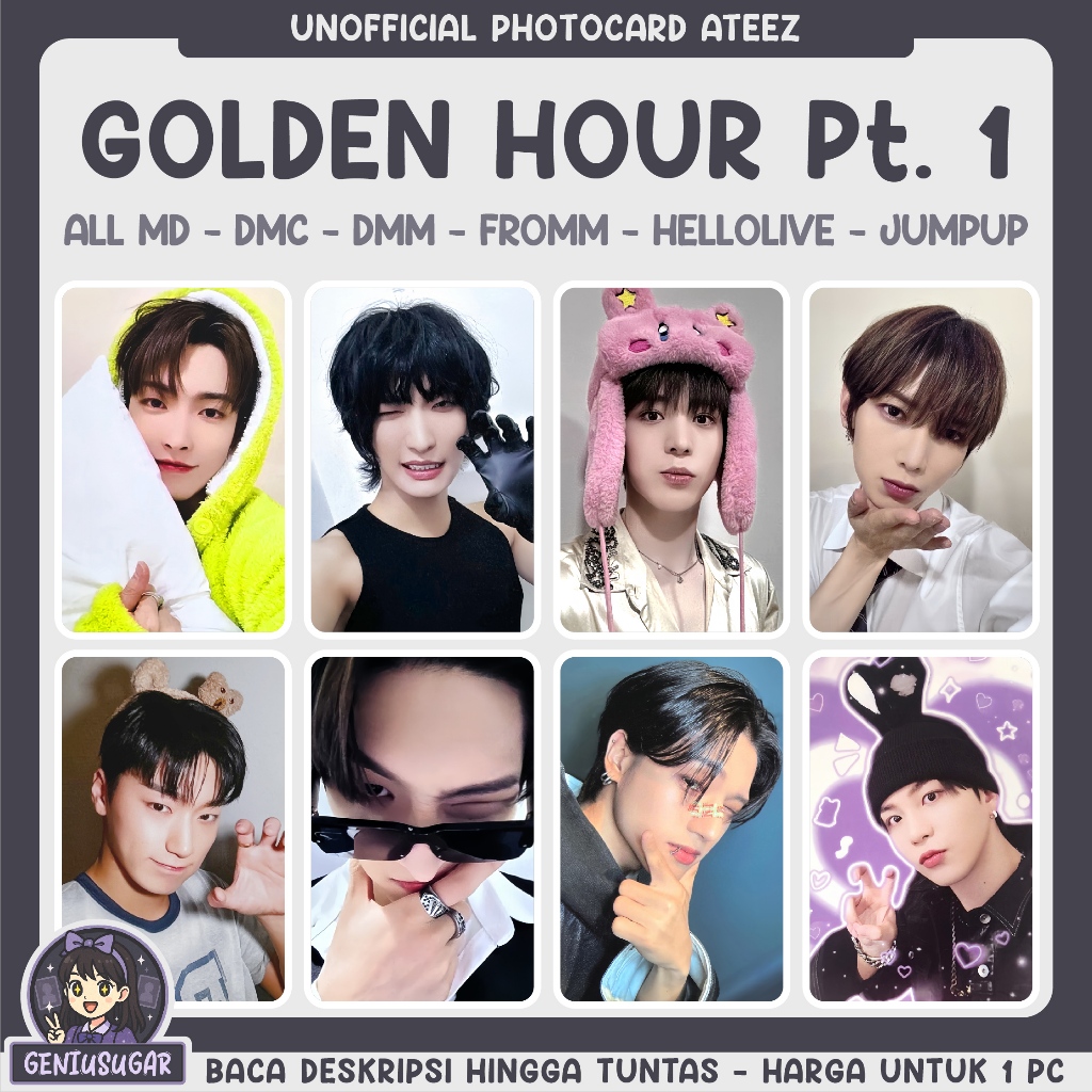 [ATEEZ] GOLDEN HOUR PT.1 [3] โฟโต้การ์ดอย่างเป็นทางการ