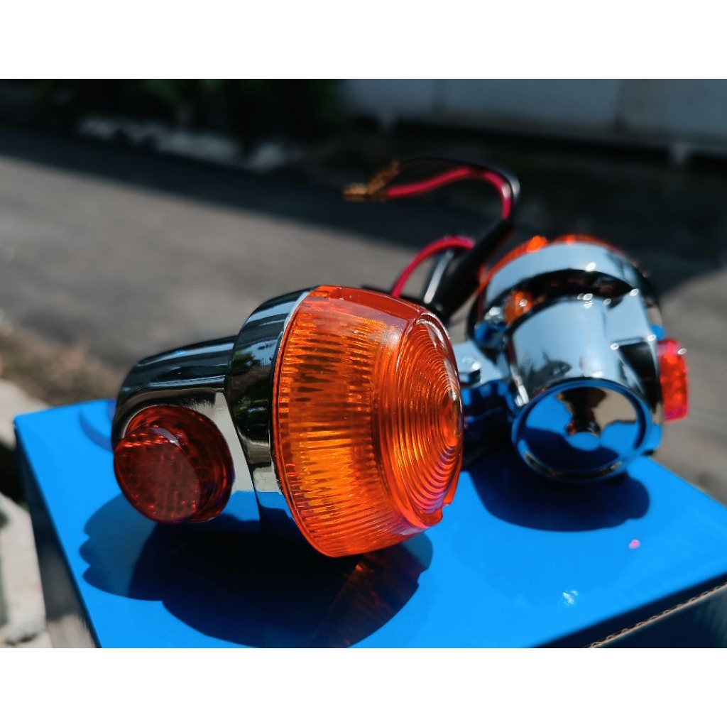 MATA RETING SEN GT MINI IMPORT SEIN GT IMPORT (LED SIDE CAT EYE) BORN ฟรี 4PCS สําหรับ GL100 RETENG 