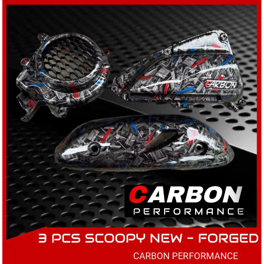 CRBON SCOOPY NEW CARBON FORGED PACKAGE 3 ชิ้น / คาร์บอนฟอร์จ wtp แพ็คเกจคาร์บอน Scoopy ใหม่