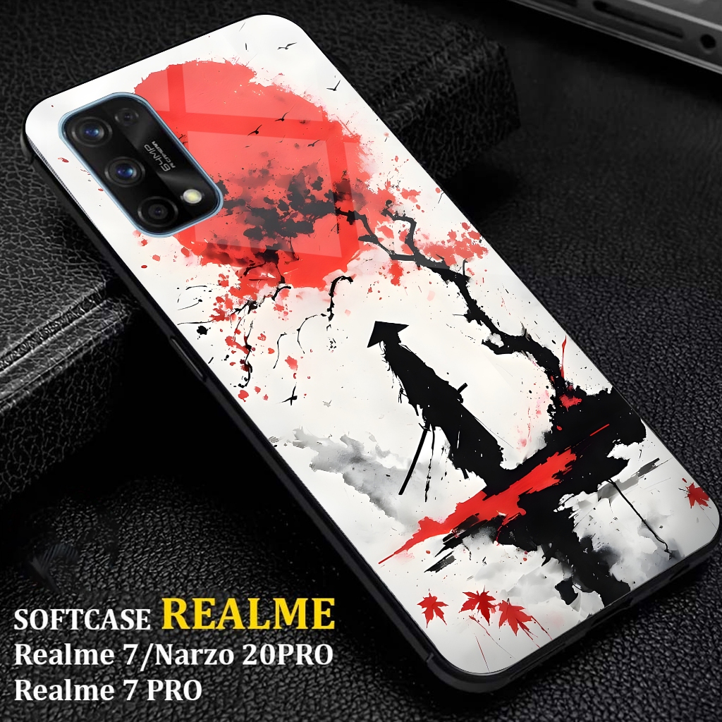 Realme 7 Auto Case Motif [ JAPAN ART ] เคส Realme 7 ล่าสุด Hp Case Hp Casing Softcase Glossy Hardcas