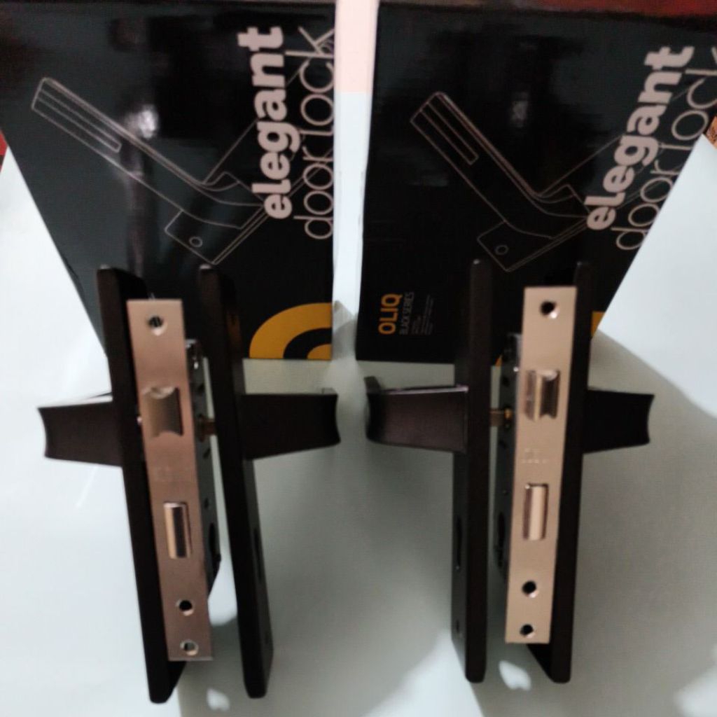 YG ล็อคประตู Oliq FN999M 2 ชุด มือจับทําจากแผ่นโลหะกันสนิม (ไม่ใช่พีวีซี) ราคาต่อ 2 ชุด