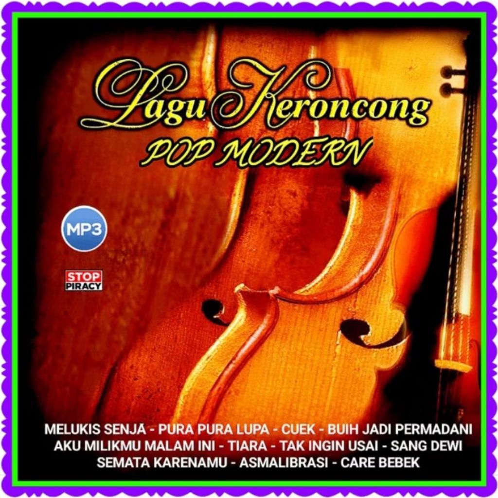 CASSETTE MP3 MUSIC AUDIO SONG NOSTALGIA DEVELOP KERONCONG SONGS-LING MILLEN RATES - MODERN KERONCONG