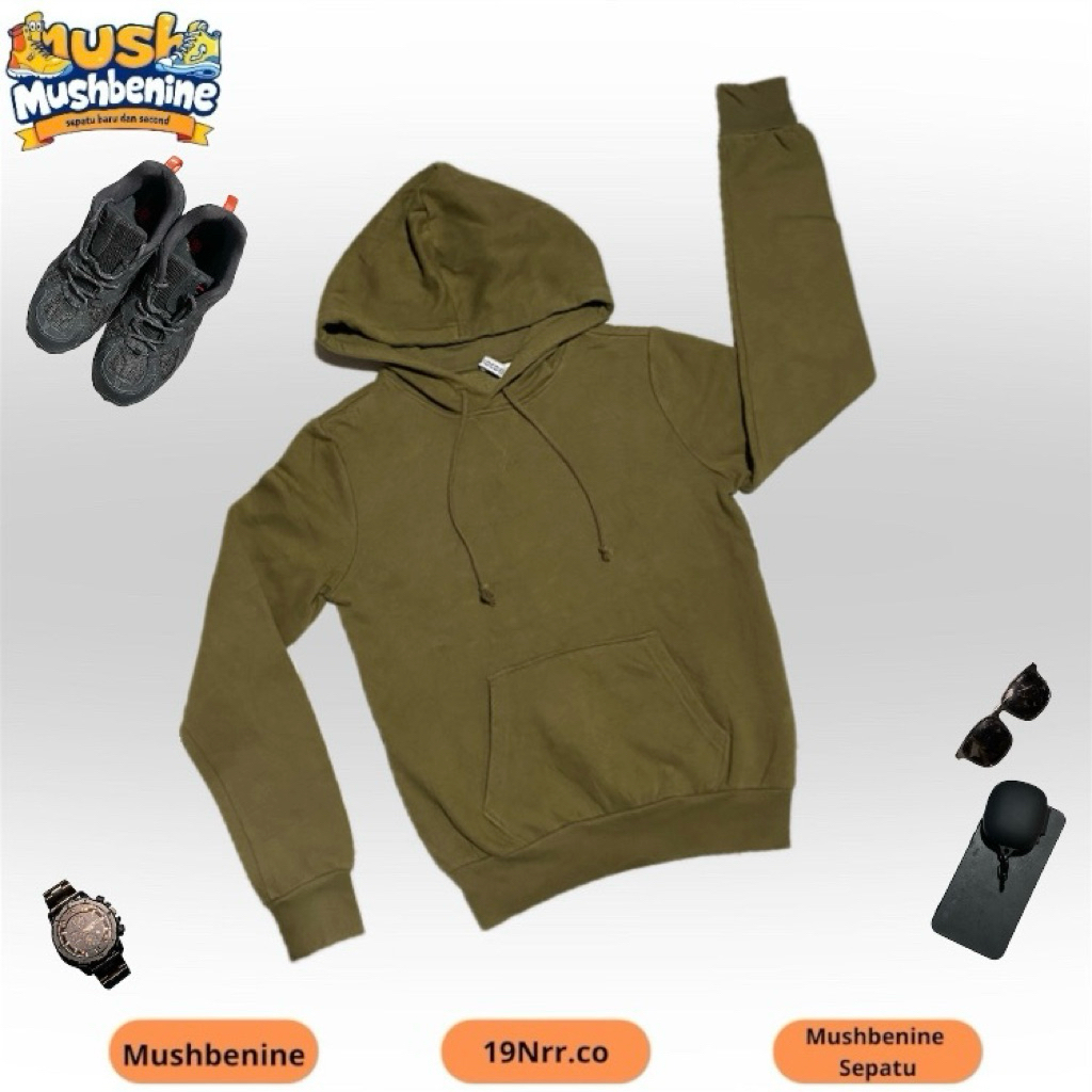 H&M HOODIE SIZE M LD 96 P 56 DIVIDED (รหัส H-142)