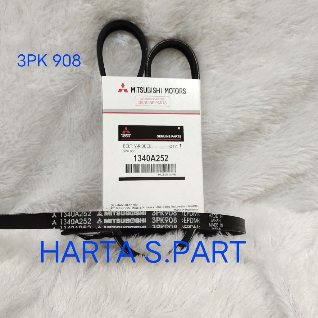 VAN BELT - V BELT - FAN BELT L300D EURO 4 / ALL NEW L300 3PK 908