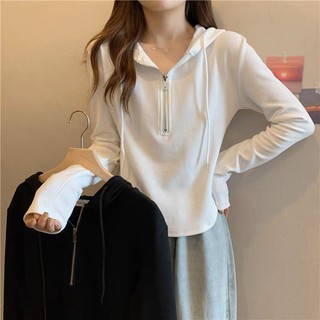 Hoodie knit wanita | jaket Knitwear cewek | Baju Basic atasan wanita lengan panjang | sweater bahan Rib knit premium tebal melar Sweatshirt Lembut Nyaman Keren Kerah Fleece Crewneck Oversize Blazer Bomber