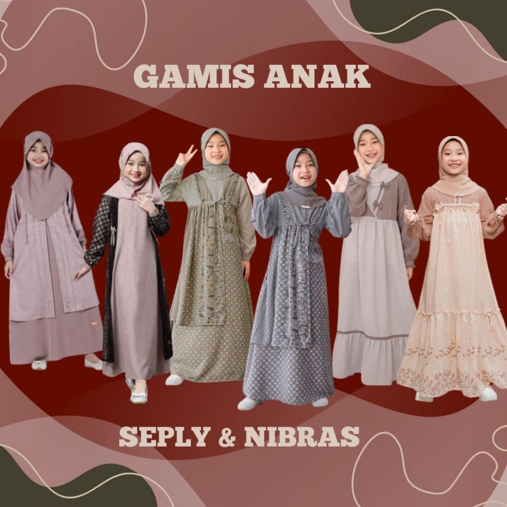 ใหม่ล่าสุด SEPLY NIBRAS ETHICA CHILDRENS GAMIS | WAFA DAISY - KAGUMI KIDS 127 - NARA 03 04 24 - SELI