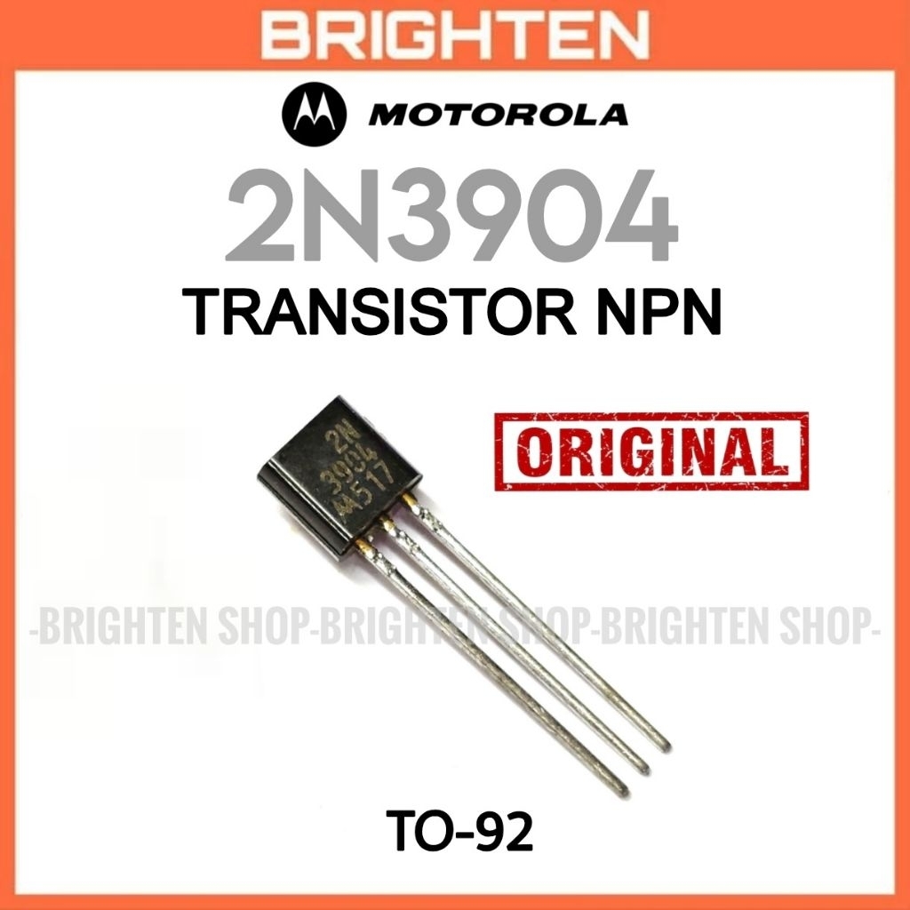 MOTOROLA 2N3904 ทรานซิสเตอร์ NPN