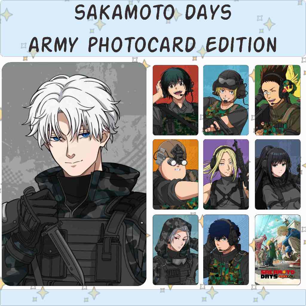 SAKAMOTO DAYS ARMY EDITION โฟโต้การ์ดอะนิเมะ