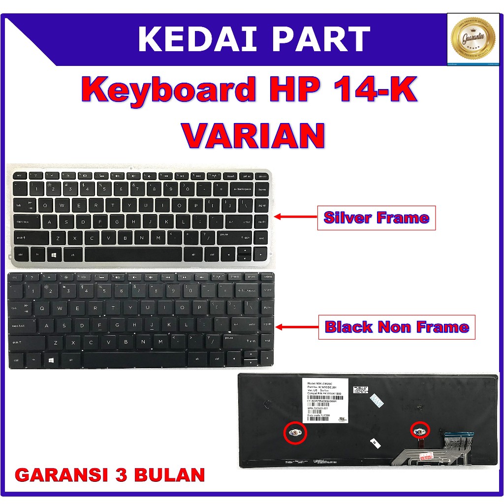 HP ENVY 14-K 14-K074CA 14-K153CA 14-K010US 14-K020US คีย์บอร์ด 727503-DB1 727503-001 SG-62810-XUA PK