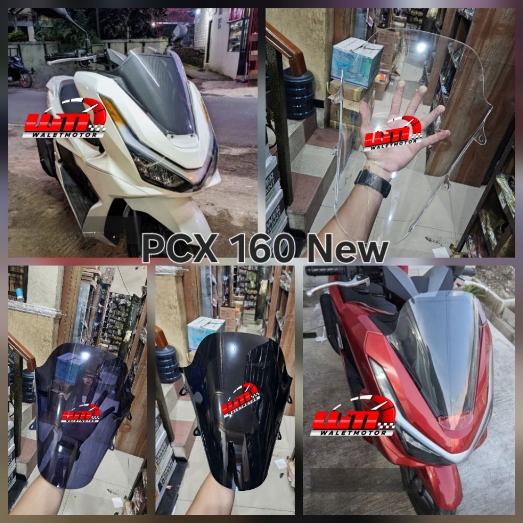 กระบังหน้า พีซีเอ็กซ์ 160 2025 แบน | Visor pcx 160 2025 มาตรฐาน / roadync กระจกบังลม PCX 160 2025 / 