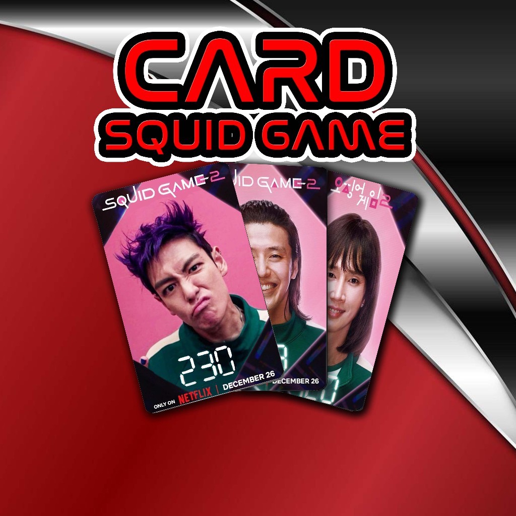 TANOS PREMIUM คุณภาพสูงปลาหมึกเกม CHARACTER PVC ID CARD