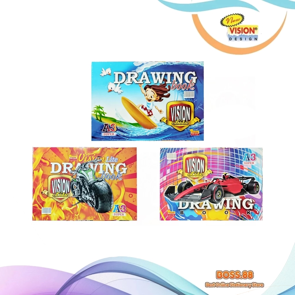 A3 VISION LITE DRAWING BOOK (1 แพ็ค)