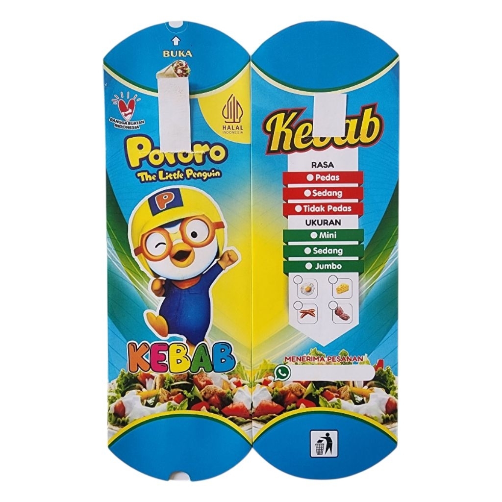 100 ชิ้น JUMBO KEBAB PAPER/ KEBAB PACKAGING/ KEBAB WRAPPING