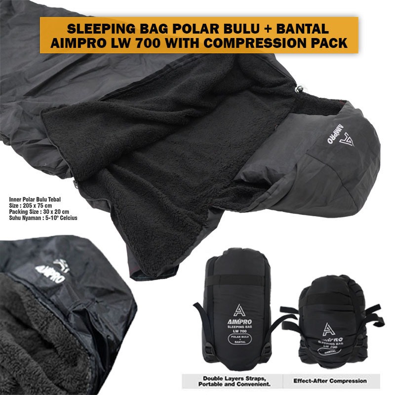 POLAR FEATHER SLEEPING BAG - SB THICK FEATHER AIMPRO LW180