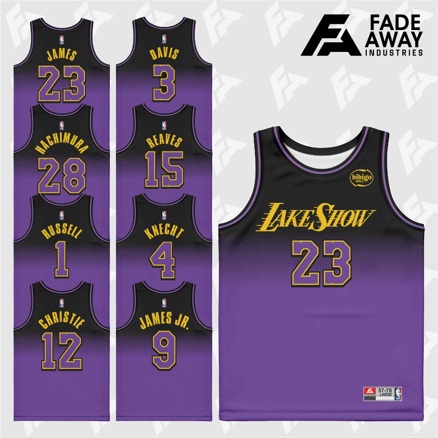 เสื้อบาสเก็ตบอล LAKERS LAKESHOW TEAM