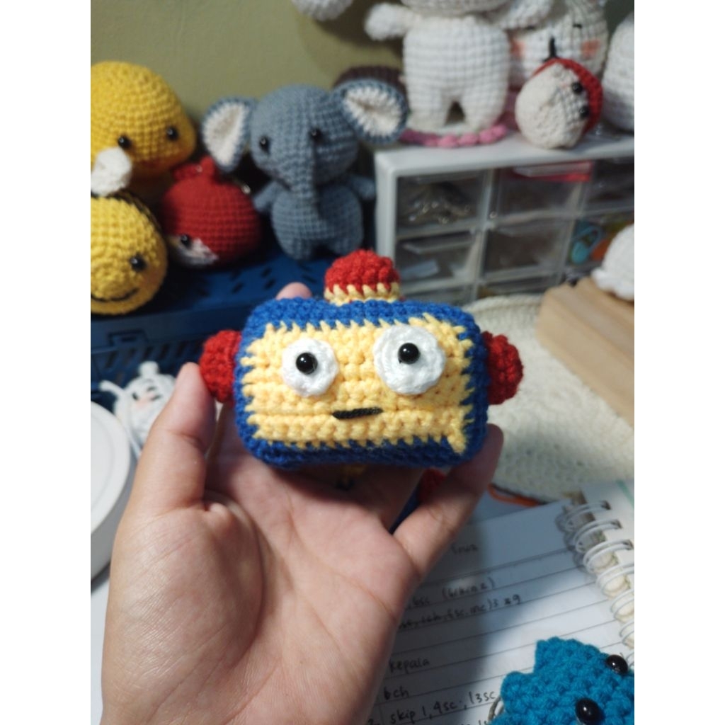 GANTUNAN SabahCraft| Truz Treasure พวงกุญแจ Amigurumi Treasure Character Hanger
