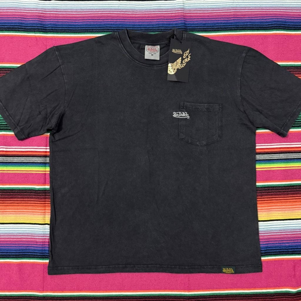 เสื้อยืด - VONDUTCH - M - BLACK WASH