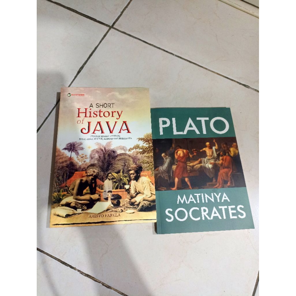 หนังสือต้นฉบับ / หนังสือวรรณกรรม / HISTORY / 1 PACKAGE 2 เล่ม / PLATO MATI SOCREATES / A SHORT HISTORY OF JAVA / / JAVANESE HISTORY /