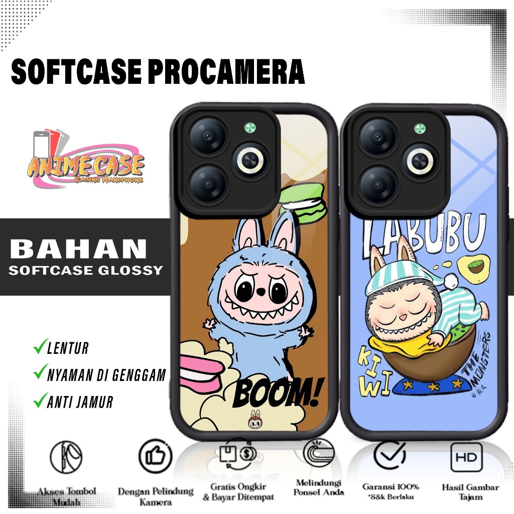 INFINIX SMART 8 PRO SMART 8 PLUS อะนิเมะกรณี Motif LBB ปลอก Hp 2D Glossy Softcase Hp Hardcase Hp