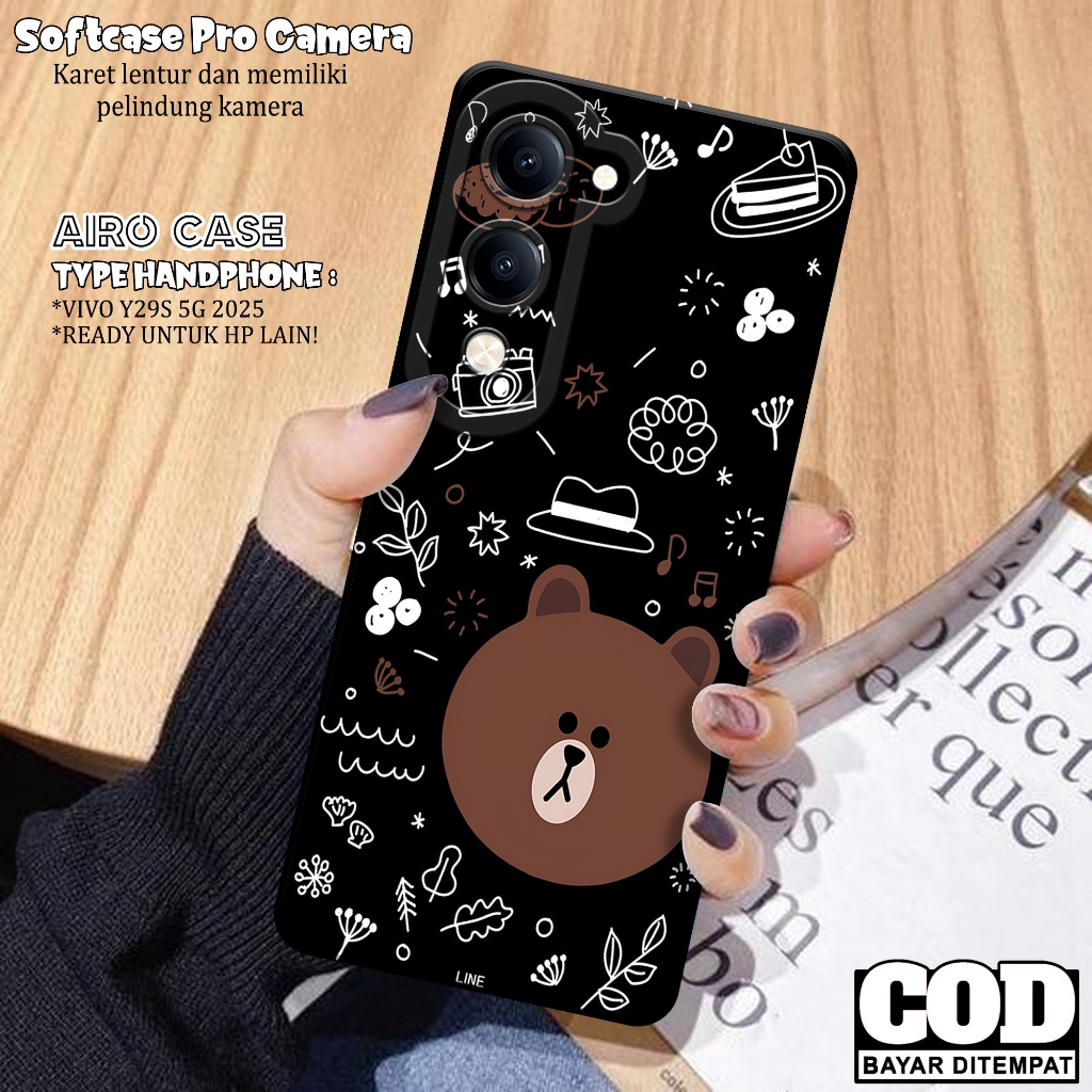 HP เคส VIVO Y29S 5G 2025 ล่าสุด - เคส VIVO Y29S 5G 2025 Softcase - เคสแฟชั่นการ์ตูน - เคส VIVO Y29S 