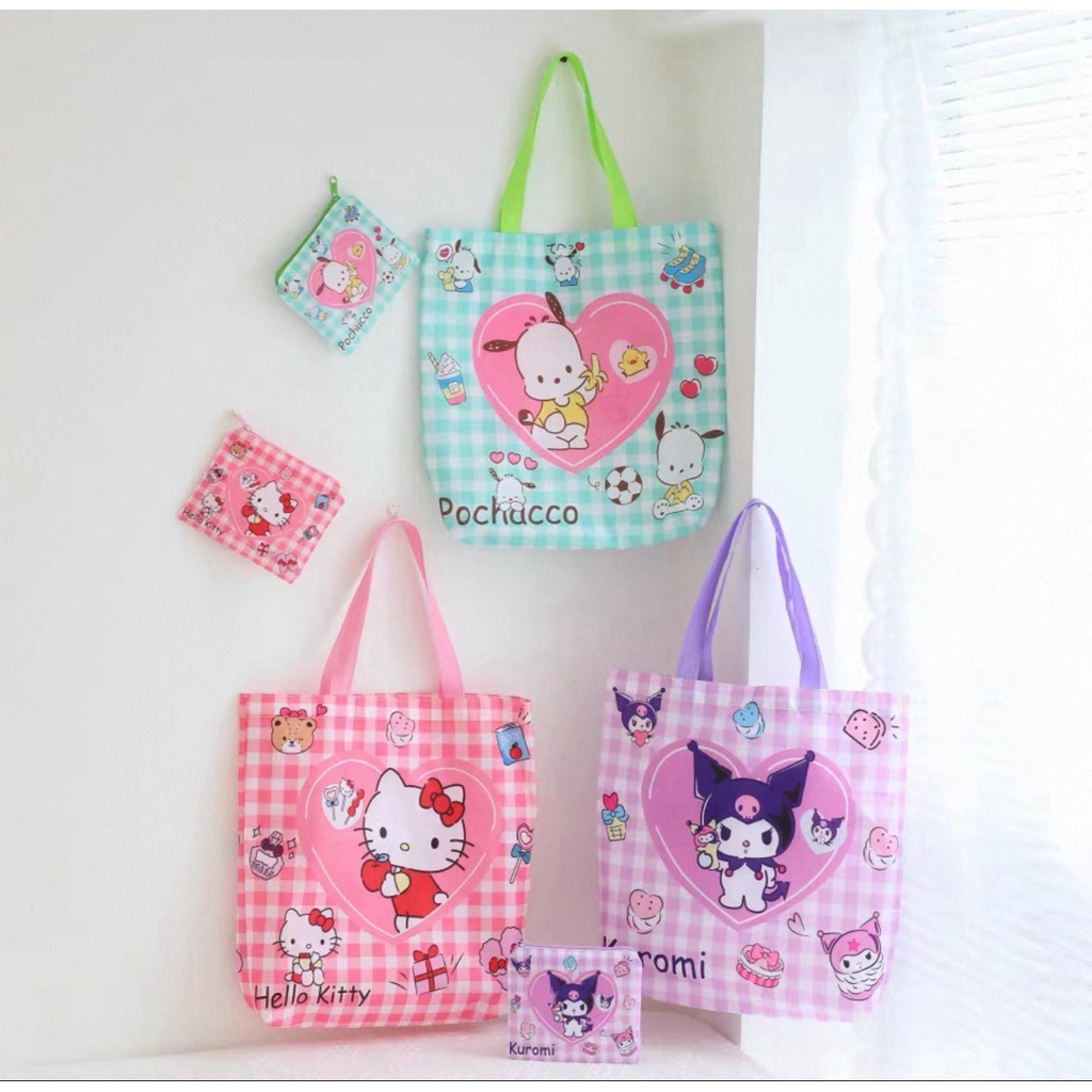 Sanrio Eco Bag กระเป๋าช้อปปิ้งพับได้