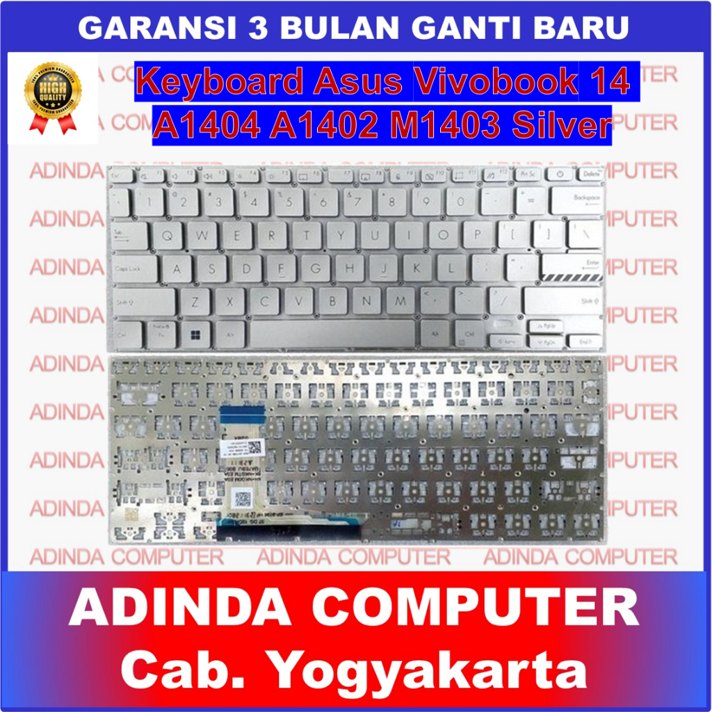 Asus Vivobook 14 Pro A1404 A1402 A1402Z A1402ZA ADOL14Z D1402 F1402 X1403ZA คีย์บอร์ด