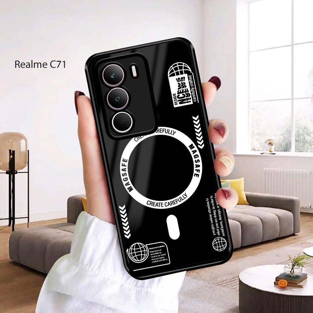 HP เคส Realme C71 ใหม่ล่าสุด เคสเงา - เคสเคลือบเงาใหม่ Realme C71 เคสโทรศัพท์ [MGSAFE] - เคส AGM เคส