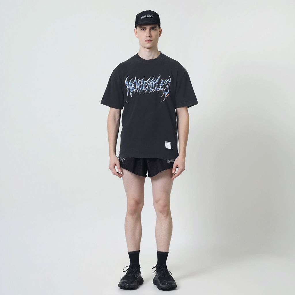 Moremiles Running Cotton Tee Unisex Vintage Wash - เนื้อ