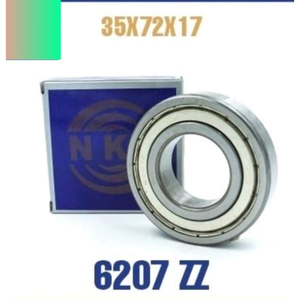 LAHER BEARING 6207 ZZ BRAND NKN ORIGINAL