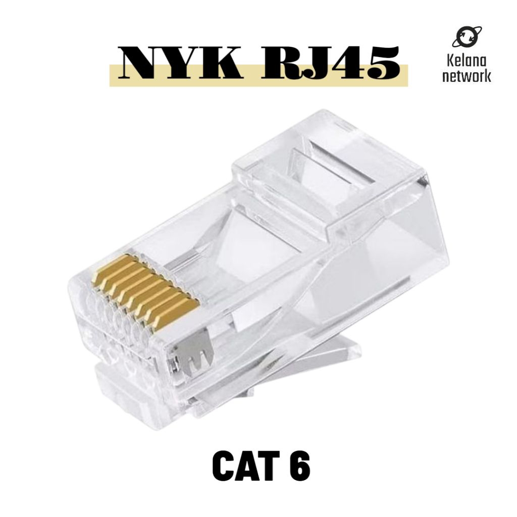 NYK RJ45 CAT 6 Connector RJ45 CAT 6 Connector RJ45 CAT 6 RJ45 CAT 6 RJ45 CAT 6